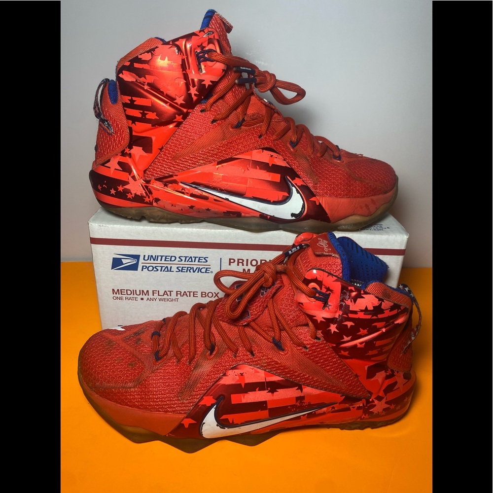 Size 9 - Nike LeBron 12 USA 2015